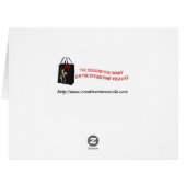 Personalized Monogram for Christmas - Cards (Back Horizontal)