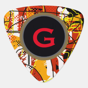 Personalized Monogram for the guitar-player Guitar Pick