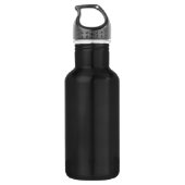 Personalized monogram gift sports water bottle (Back)