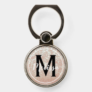 Personalized Monogram Glitter Phone Grip
