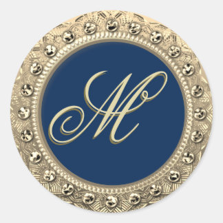 Personalized Monogram Gold Seal