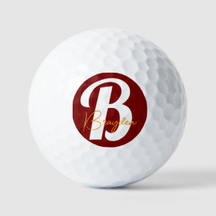Personalized Monogram Golf Ball