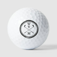 Monogram Personalized Golf Ball Markers