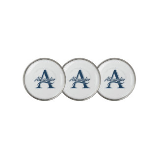 Personalized Monogram Golf Ball Marker