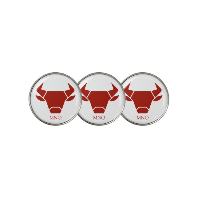 Personalized Monogram Golf Ball Marker (3 Up)