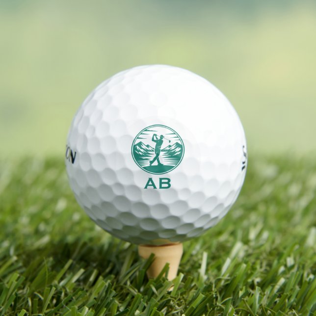 Personalized Monogram Golf Balls (Insitu Tee)