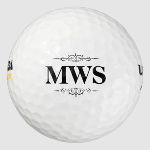 Personalized Monogram Golf Balls