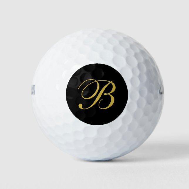 Personalized Monogram  Golf Balls (Front)