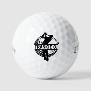 Personalized Monogram Golf Balls - Custom Gift Set