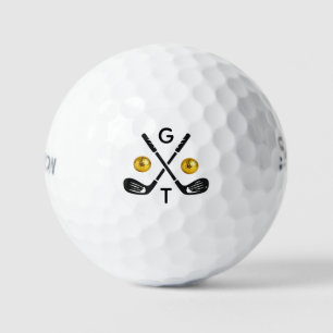 Personalized Monogram Golf Clubs Golf Balls