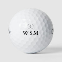 Personalized Monogram Golf Clubs Golf Balls