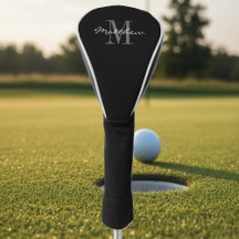 Personalized monogram golf driver cover gift idea