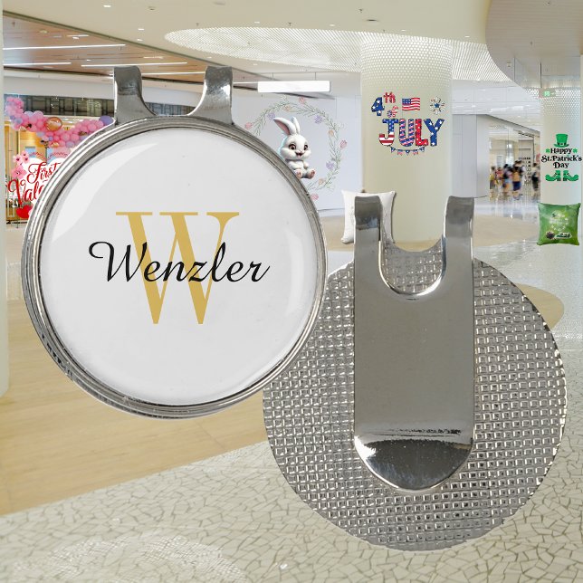 Personalized Monogram Golf Hat Clip (Creator Uploaded)