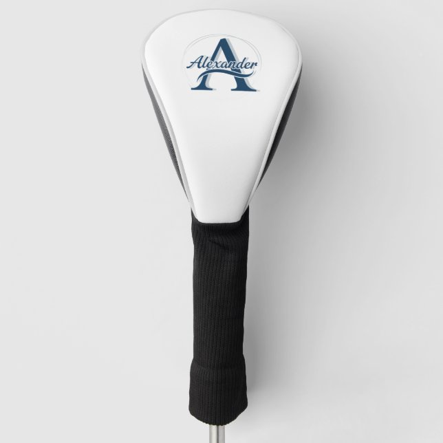 Personalized Monogram Golf Head Cover (Front)