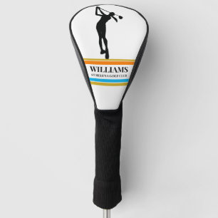 Personalized Monogram Golf Swing Golf He Head Cover