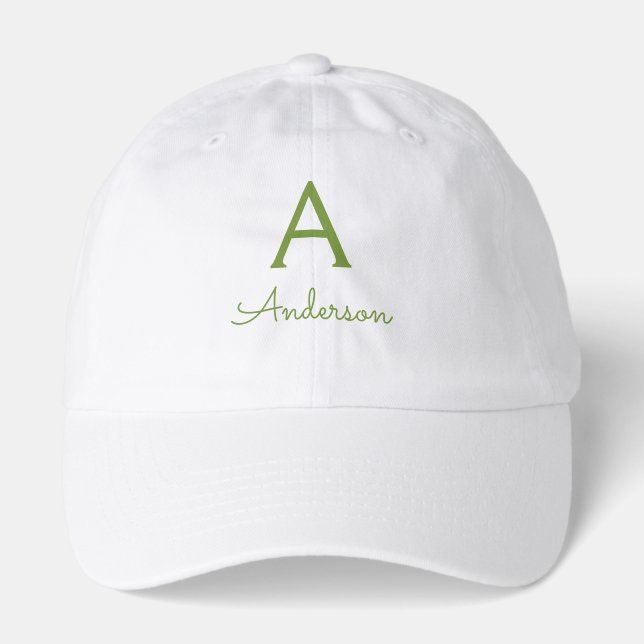 Personalized Monogram  Hat (Front)