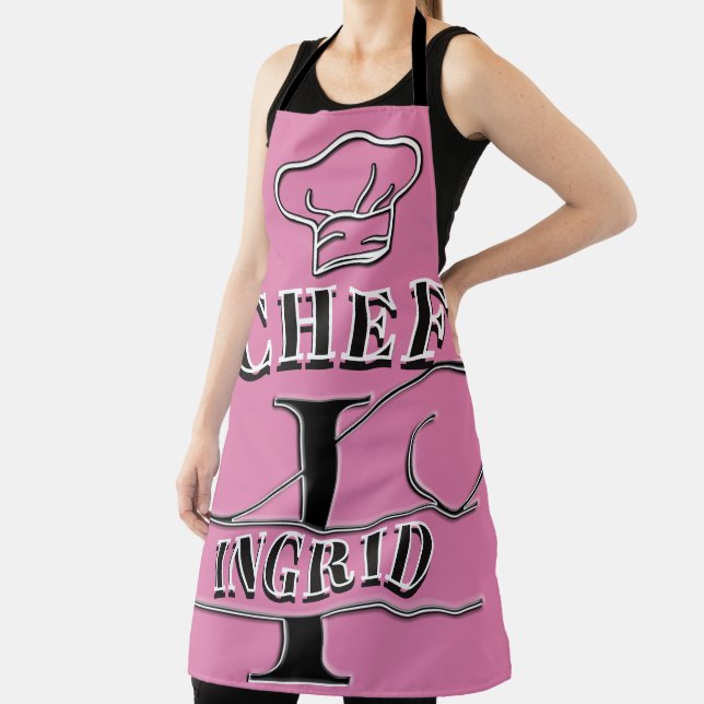 Personalized Monogram (I) Apron (Insitu)