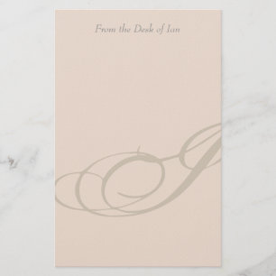 Personalized Monogram I Stationery