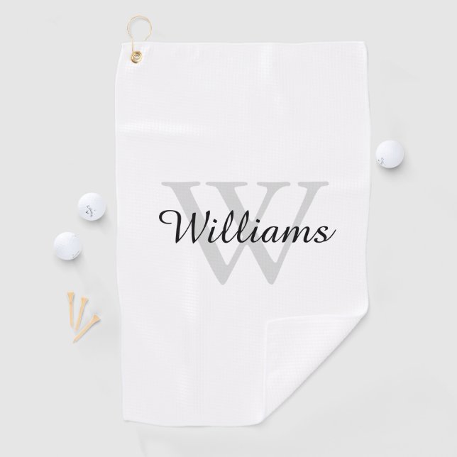 Personalized Monogram Initial and Name Golf Towel (InSitu)