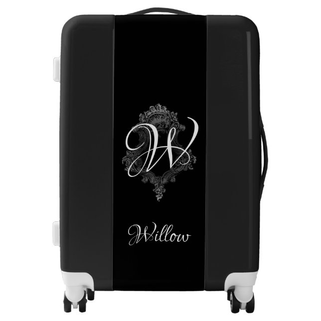 Personalized Monogram Initial  Luggage (Front)