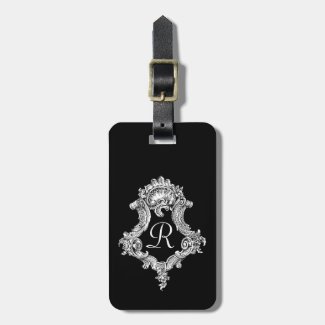 Personalized Monogram Initial Luggage Tag