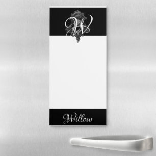 Personalized Monogram Initial Magnetic Notepad