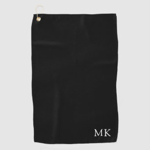 Personalized Monogram Initial Modern Golf Towel