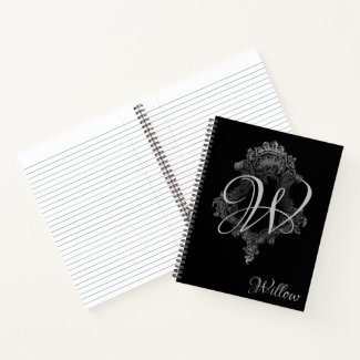 Personalized Monogram Initial Notebook