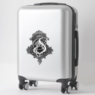Personalized Monogram Initial Vinyl Sticker