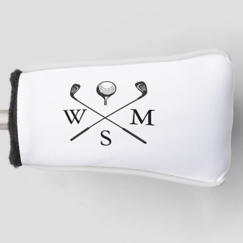 Personalized Monogram Initials  Golf Head Cover