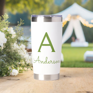Personalized Monogram Insulated Tumbler