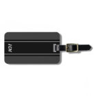 Personalized monogram intitial luggage tag for men