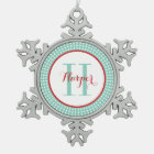 Personalized Monogram Keepsake Ornament