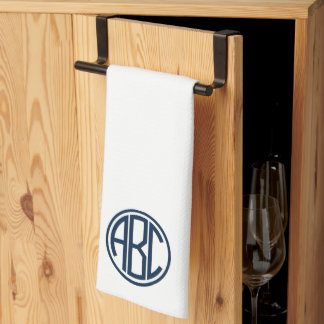 Personalized Monogram Kitchen Tea Towel