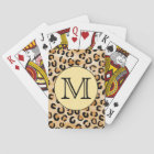 Personalized Monogram Leopard Print Pattern.