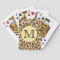 Personalized Monogram Leopard Print Pattern.