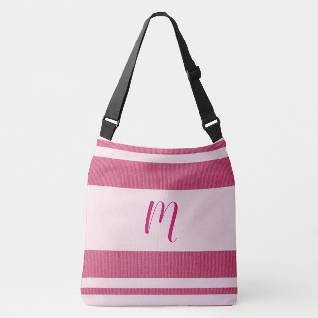 PERSONALIZED MONOGRAM LETTER CROSSBODY BAG (Front)