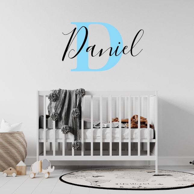 Personalized Monogram Letter with Name ,Custom Wa Wall Decal (Creator Uploaded)