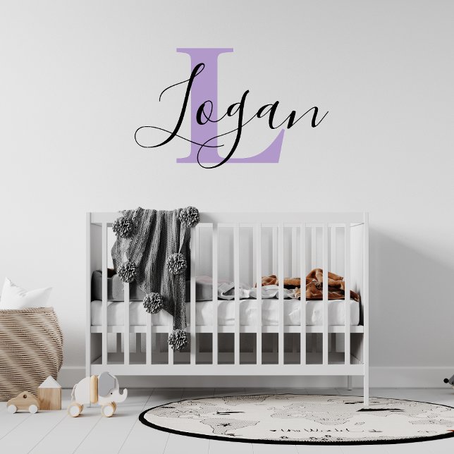 Personalized Monogram Letter with Name ,Custom Wa Wall Decal (Creator Uploaded)