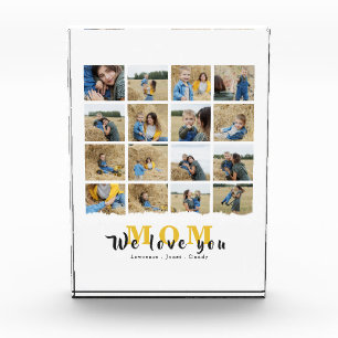 Personalized monogram Love You mom 16 Mother Photo