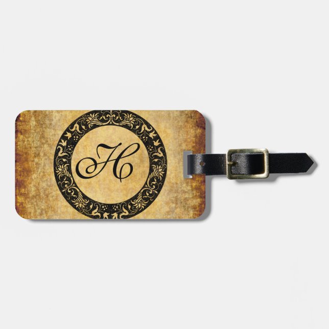 Personalized Monogram Luggage Tag (Front Horizontal)