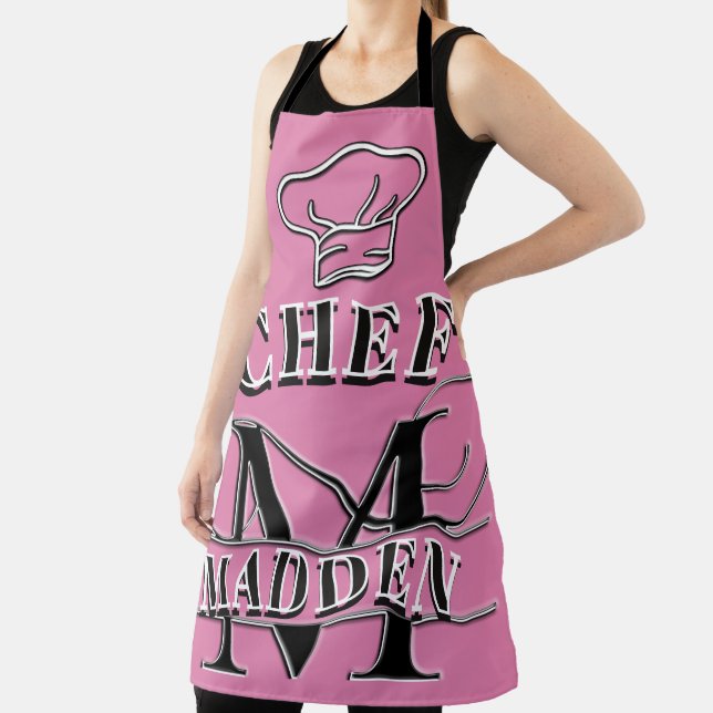 Personalized Monogram (M) Apron (Insitu)