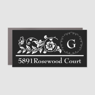 Personalized Monogram Mailbox Car Magnet