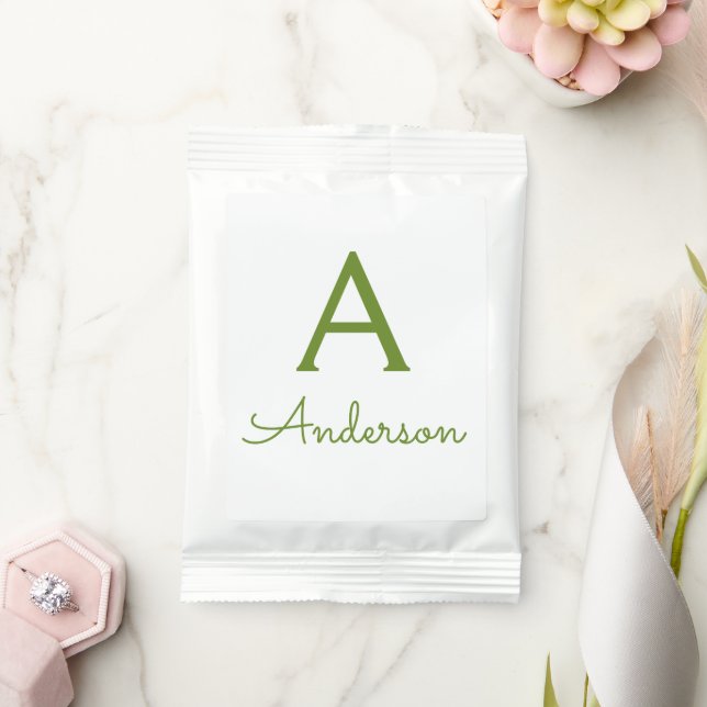 Personalized Monogram  Margarita Drink Mix (Wedding)