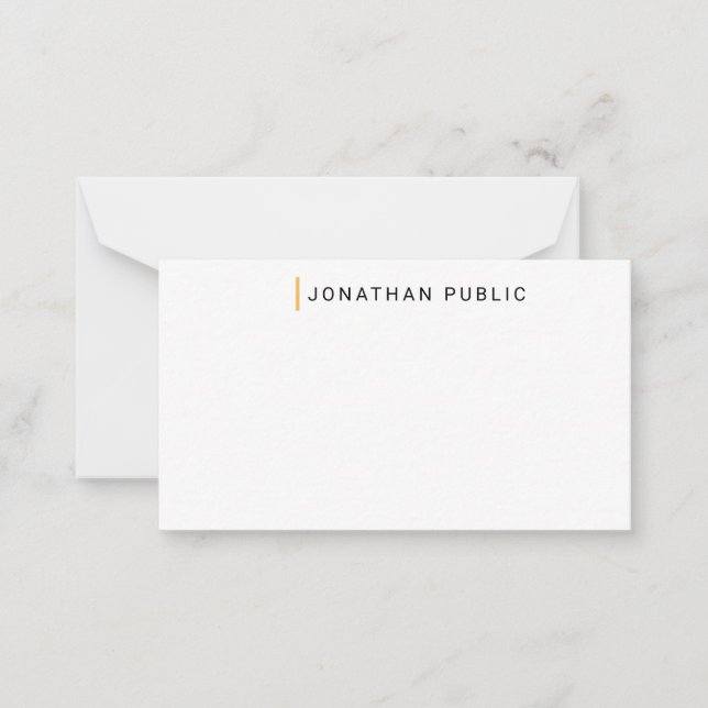 Personalized Monogram Minimalist Design Template (Front)