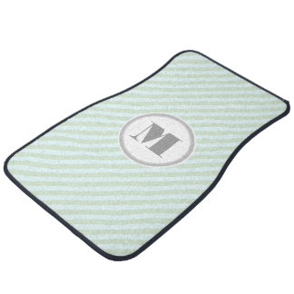 Personalized Monogram Modern Floor Mat