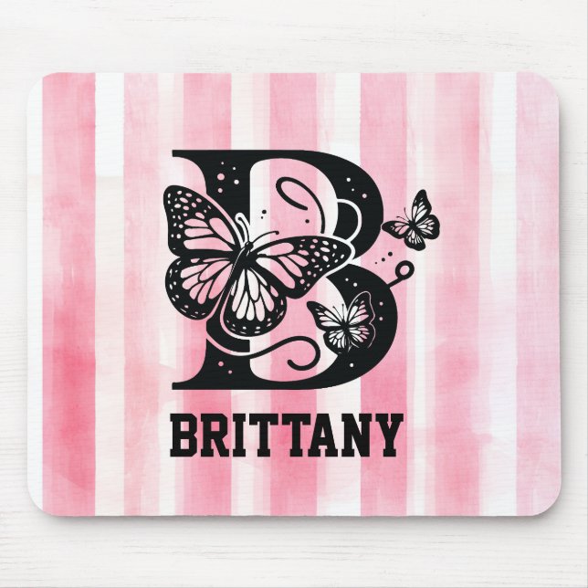 Personalized Monogram Mouse Pad (Front)