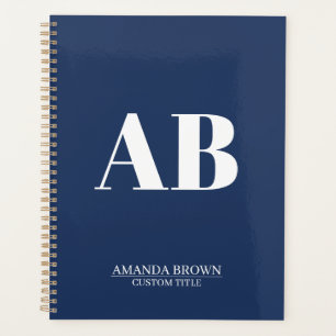 Personalized Monogram Name Custom Planner 2027
