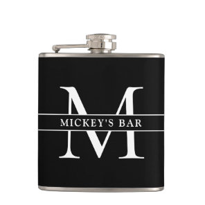 Personalized Monogram Name Flask