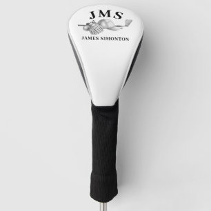 Personalized Monogram Name Golf Club Hat Glove Head Cover